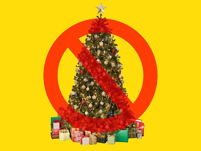 Les arbres de Noël sont interdits à la Maison Blanche.
