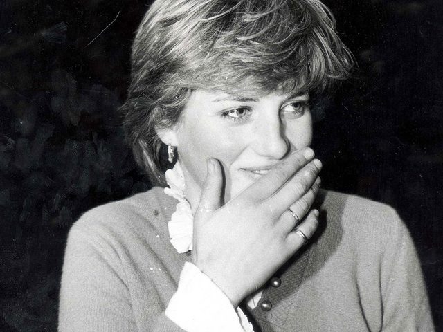 Photos de la princesse Diana dans les annes 80.
