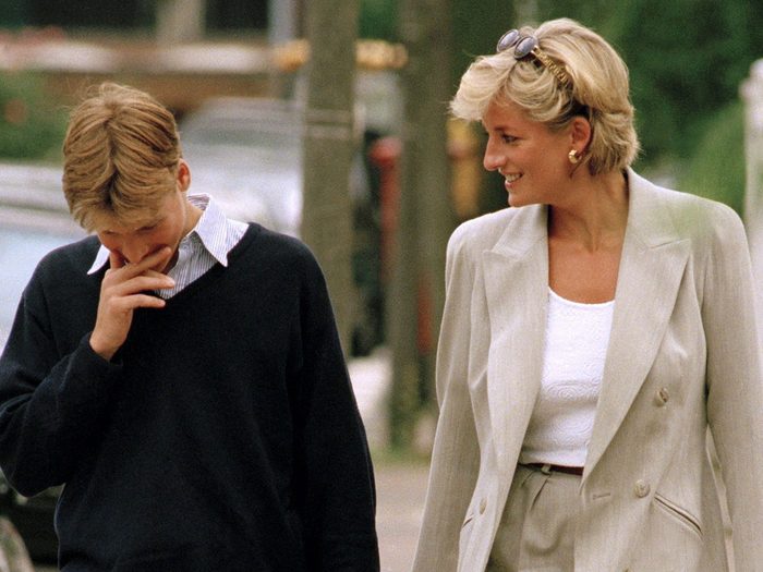 Photos de la princesse Diana et le prince William lors de leur dernier repas.