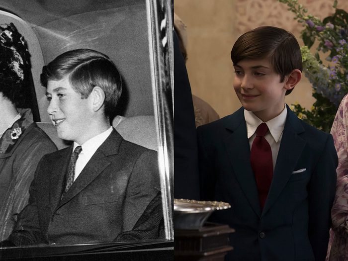 Le prince Charles adolescent dans la série The Crown.