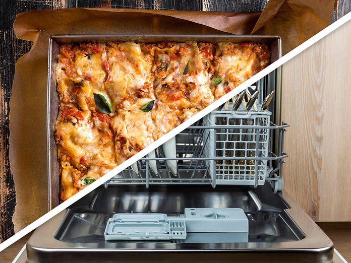 Vous serez surpris d'apprendre que vous pouvez faire cuire des lasagnes maison au lave-vaisselle!