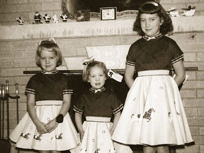 Les jupes de caniches dans les années 50.