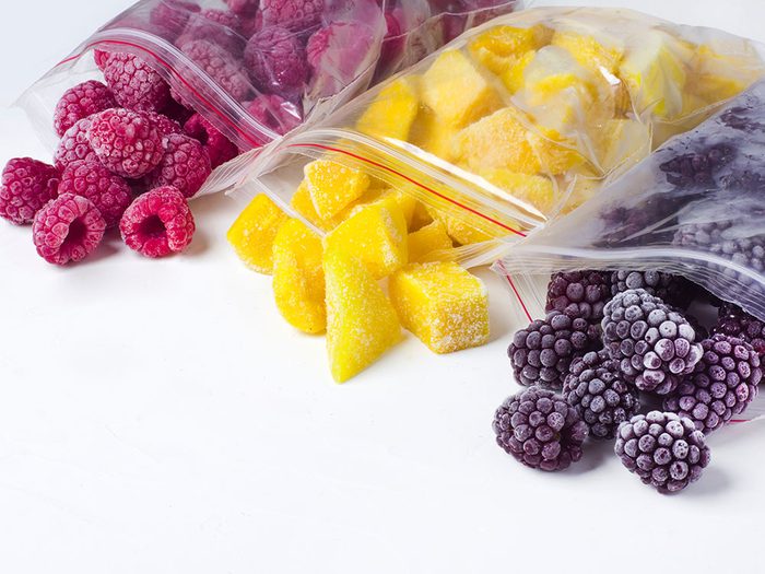 Comment congeler des fruits?