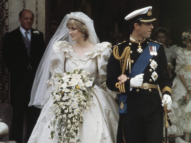 Le bouquet de mariage de la princesse Diana et du prince Charles.