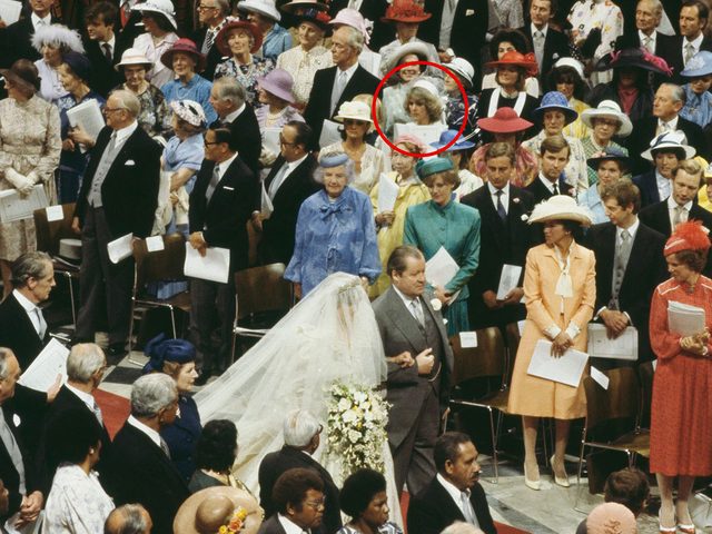 Camilla Parker Bowles tait une invite au mariage de la princesse Diana et du prince Charles.