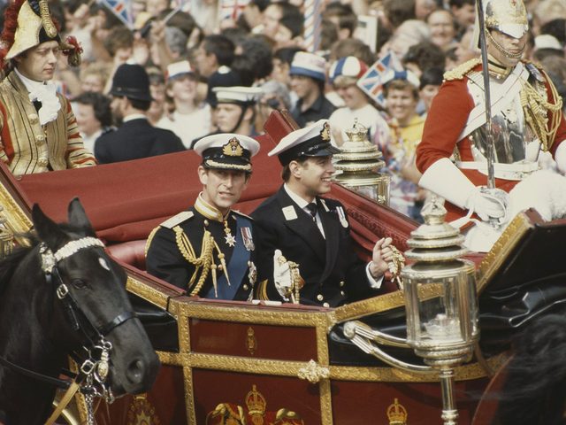La tenue du prince Charles lors de son mariage avec la princesse Diana.