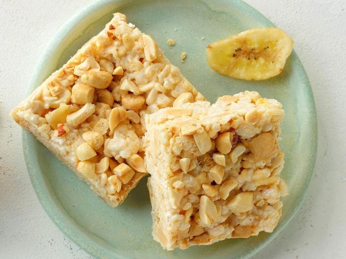 Recette Rice Krispies Carres Barre Collation Funky Monkey