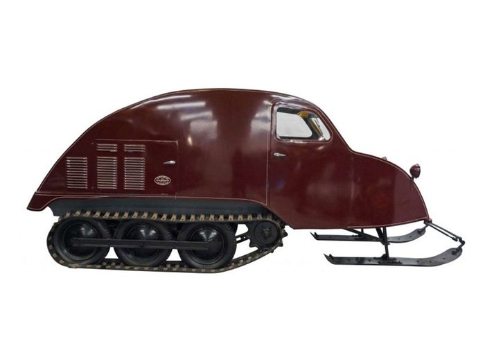 La première motoneige commerciale fait partie des objets insolites que l’on trouve dans les musées canadiens.