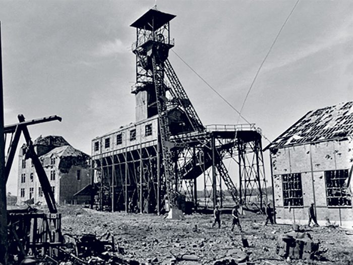 Une mine où été cachés les Allemands pendant la Seconde Guerre mondiale.