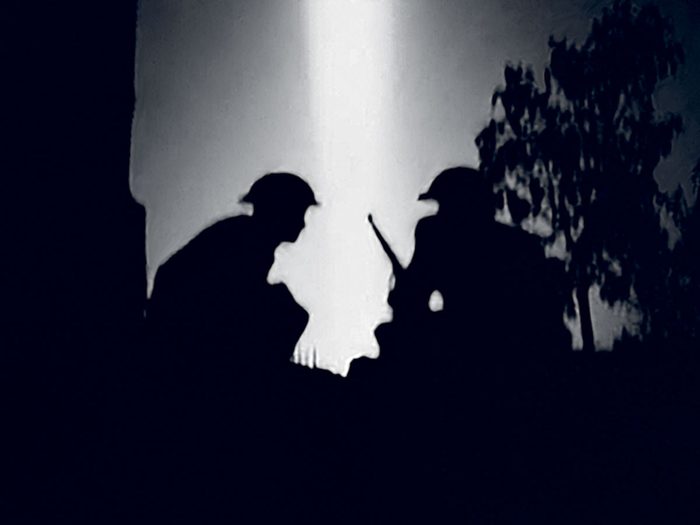 Les soldats du Black Watch pendant la Seconde Guerre mondiale sur la crête de Verrières.
