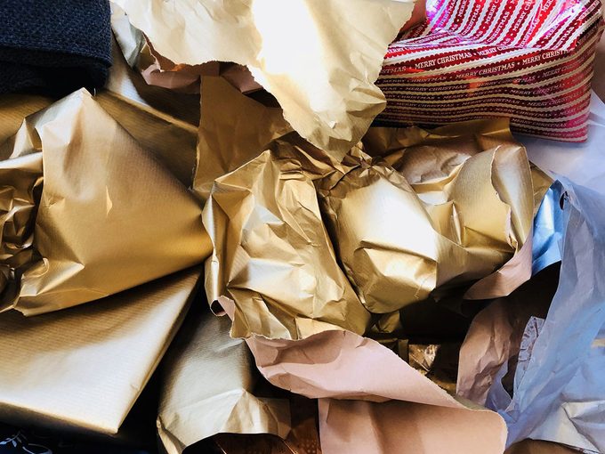 Le papier d'emballage cadeau est-il recyclable?