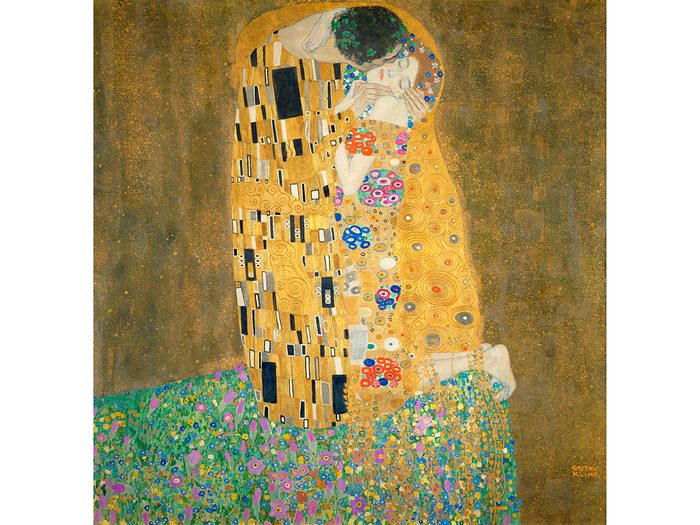 Le baiser de Gustav Klimt.