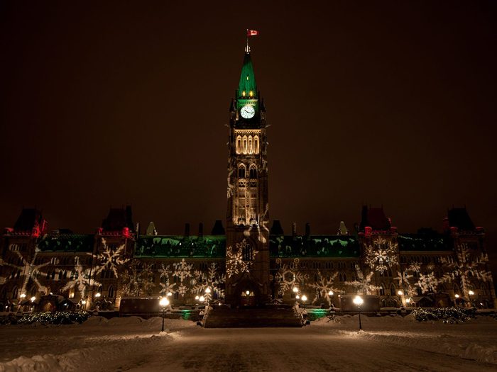 Le premier ministre du Canada et sa famille ne peuvent accepter de cadeaux pour Noël au Canada.