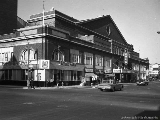 Moment de nostalgie avec cette photo du Forum de Montral en 1966.