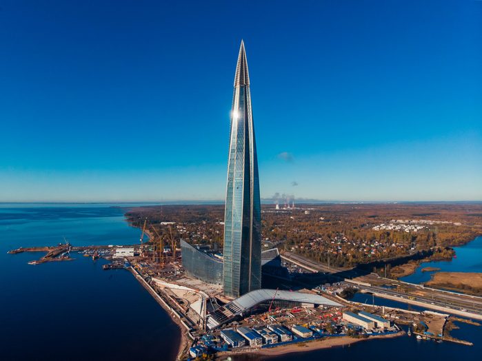 La Lakhta Tower est la plus haute en Russie