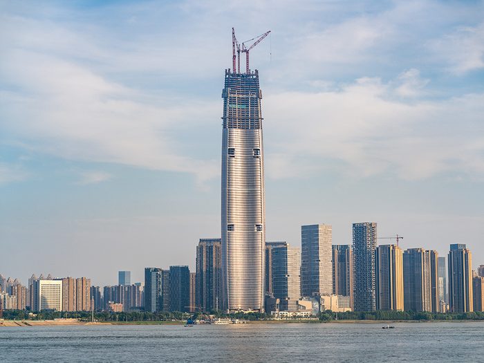 Le Wuhan Center Tower est la plus haute tour de la ville