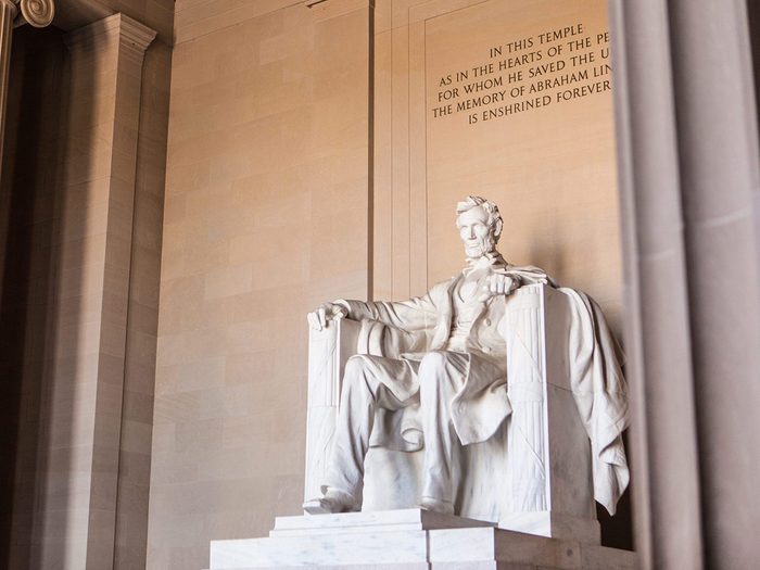 Le Lincoln Memorial fêtera ses cent ans en 2022.