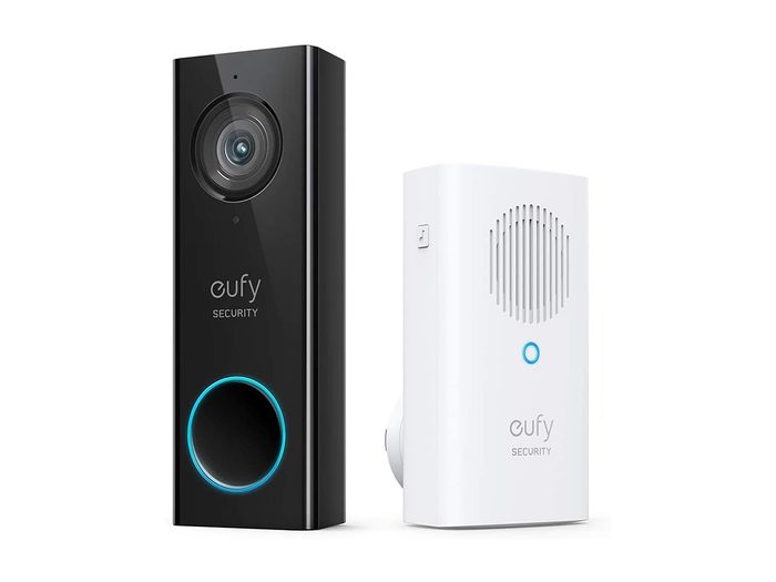 On peut trouver la sonnette vidéo de sécurité eufy parmi les produits sur Amazon.