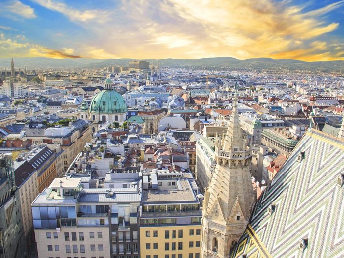 La ville de Vienne, en Europe, est une destination