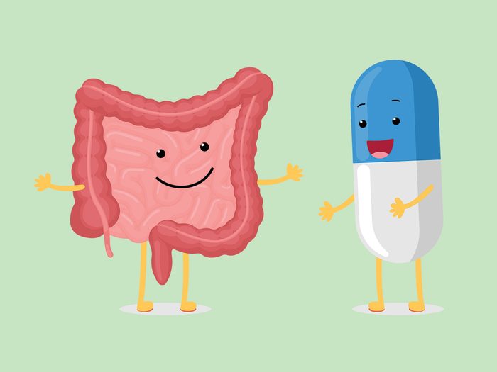 Envisagez de prendre des probiotiques pour le bien-être de votre microbiote.