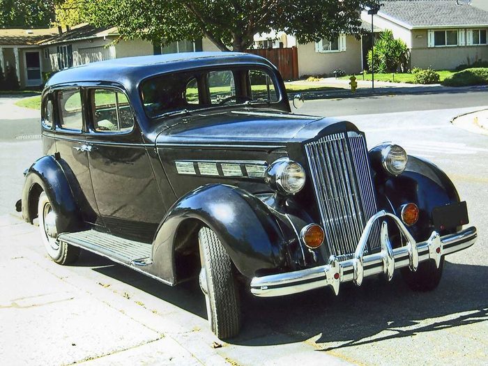 La Packard 120 de 1937 fait partie des voitures anciennes.