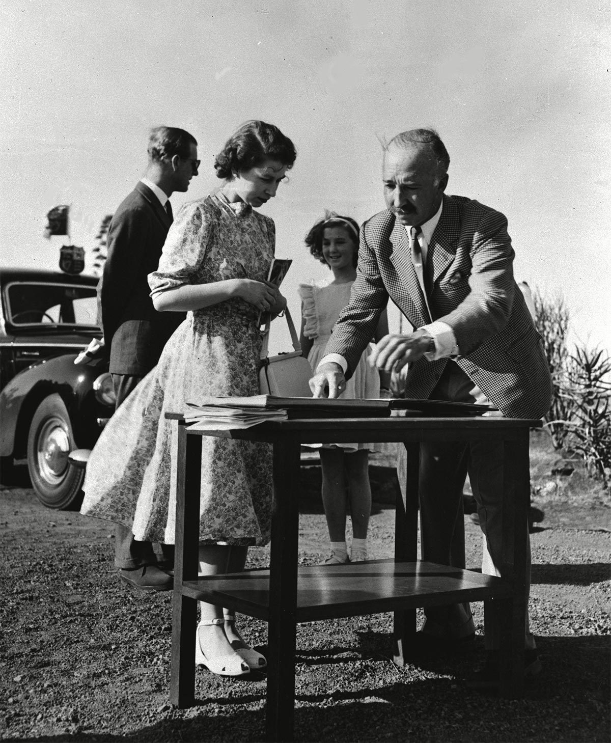 La reine Elizabeth en 1952
