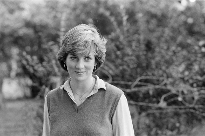 Princesse Diana 1980 Noiretblanc