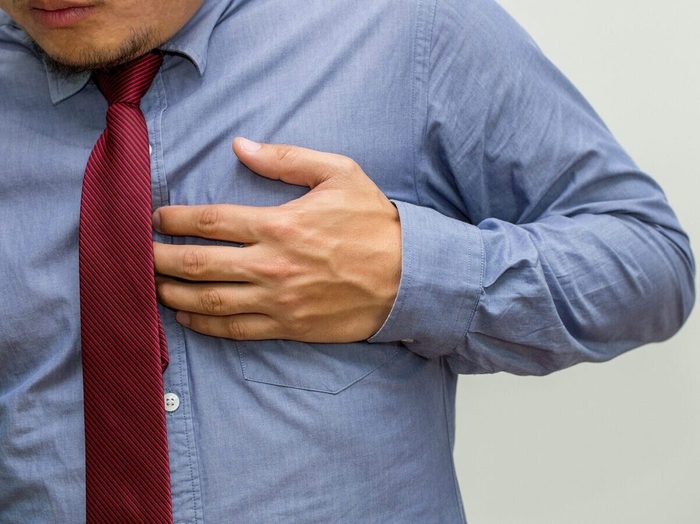 Symptoms Of Heart Disease, Warning Signs Of Heart Failure Concept