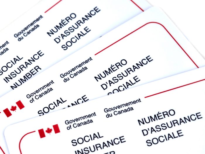 Social Insurance Card, Canada.