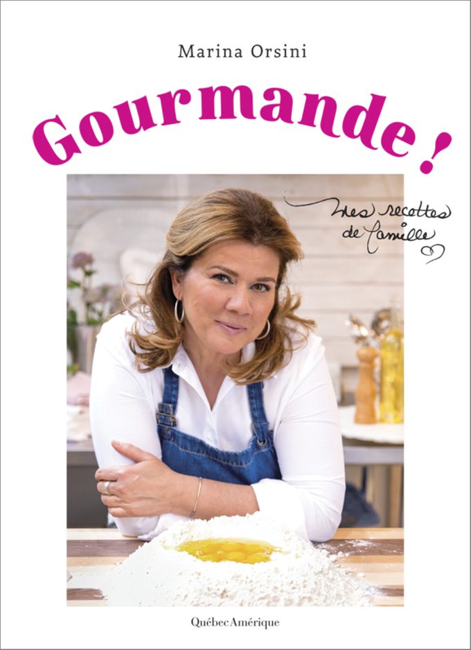 Couverture du livre de recettes Gourmande de Marina Orsini