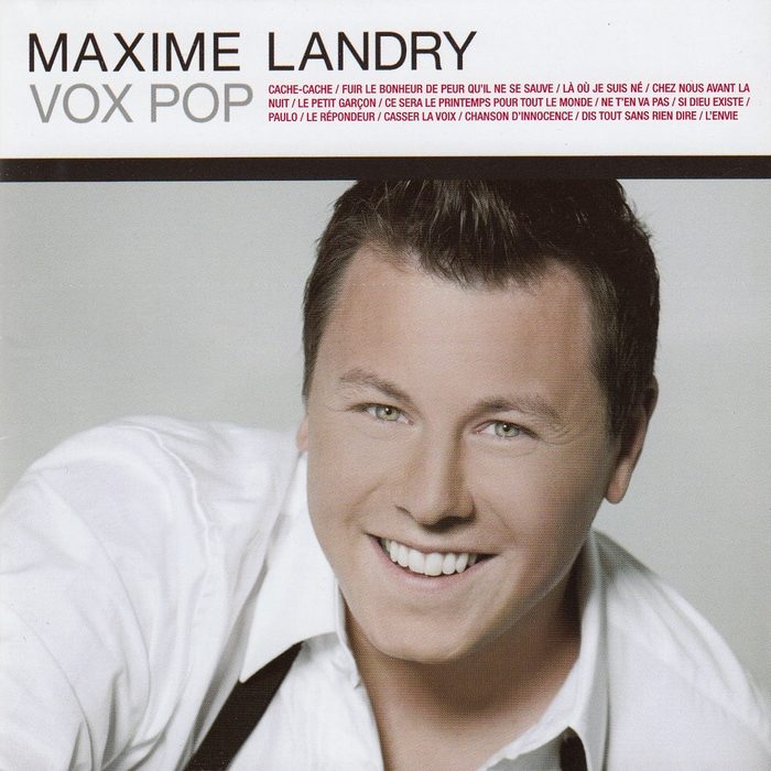 Chanson québécoise: Cache Cache Sur Album Voxpop Maxime Landry
