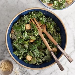 Salade César au choux frisé (Kale)
