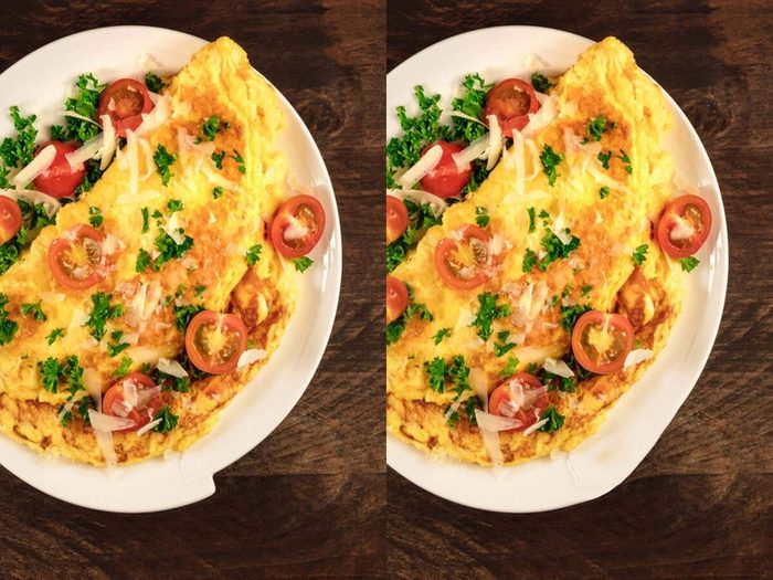 Trouvez Les Differences Omelette