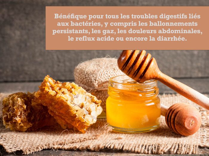 Le miel de Manuka améliore la digestion et apaise le reflux acide