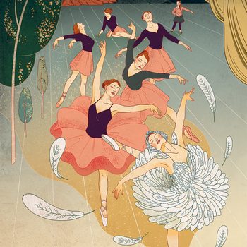 Illustration Ballerines Danse