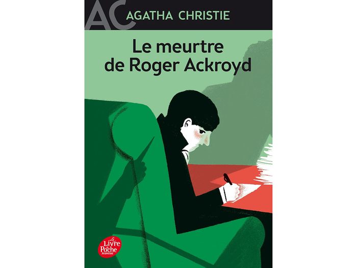 Le roman "Le meurtre de Roger Ackroyd" d'Agatha Christie