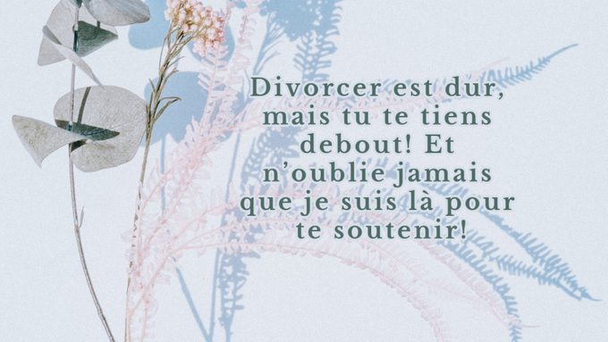 Divorcer Je Suis La Pour Te Soutenir