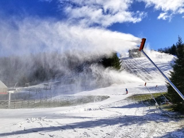 Station de ski Mont-Saint-Sauveur au Qubec.