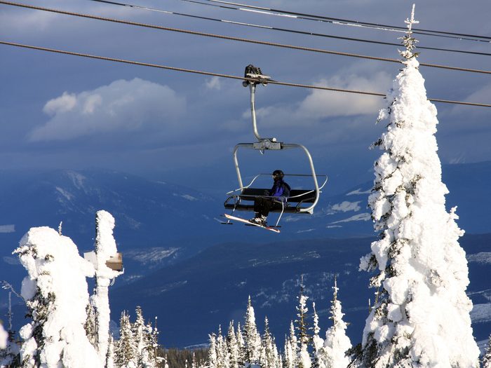 Station de ski SilverStar en Colombie-Britannique.