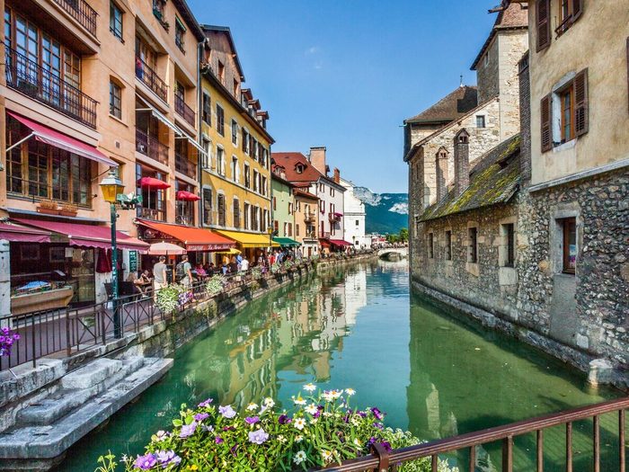 Le Thiou Canal Old Town Of Annecy