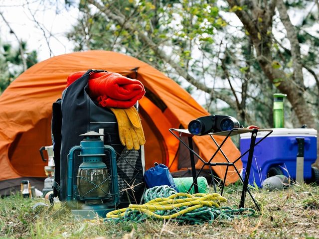 vitez d'utiliser votre quipement pour la toute premire fois en camping.