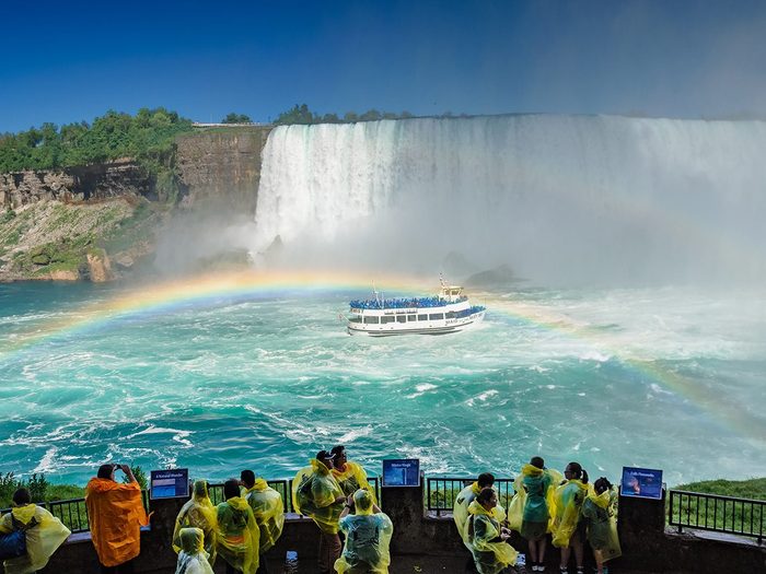 Les chutes Niagara, en Ontario.