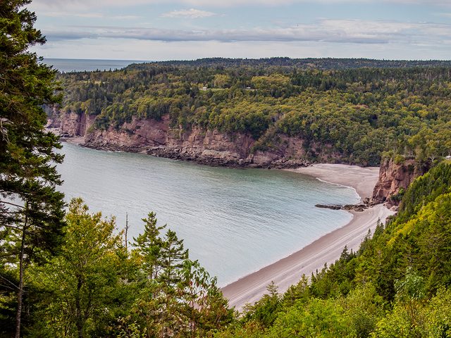 La baie de Fundy, au Nouveau-Brunswick