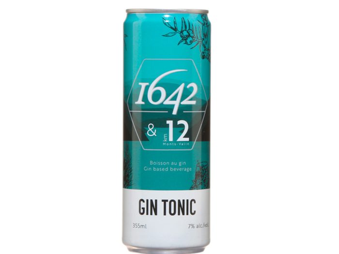 Le prêt-à-boire Gin tonic de 1642 & km12