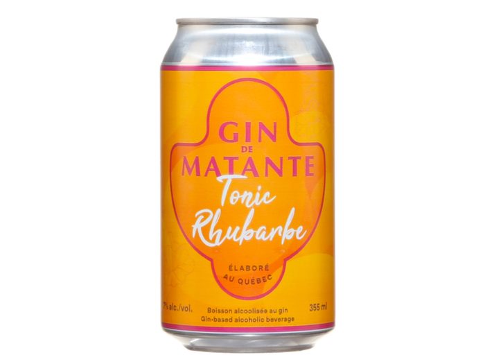 Le prêt-à-boire Tonic Rhubarbe Gin de Matante
