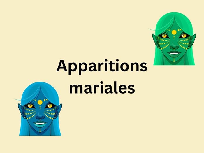 Extraterrestre Apparitions Mariales