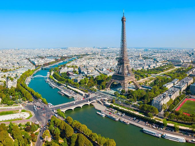 La ville de Paris, en France, est une destination populaire.