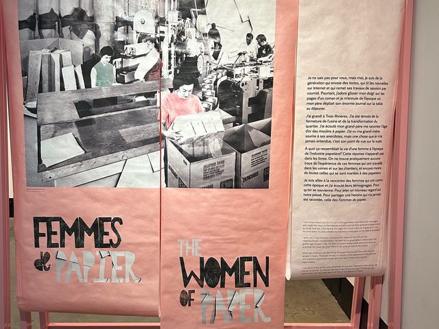Femmes de papier - une exposition  Trois-Rivires