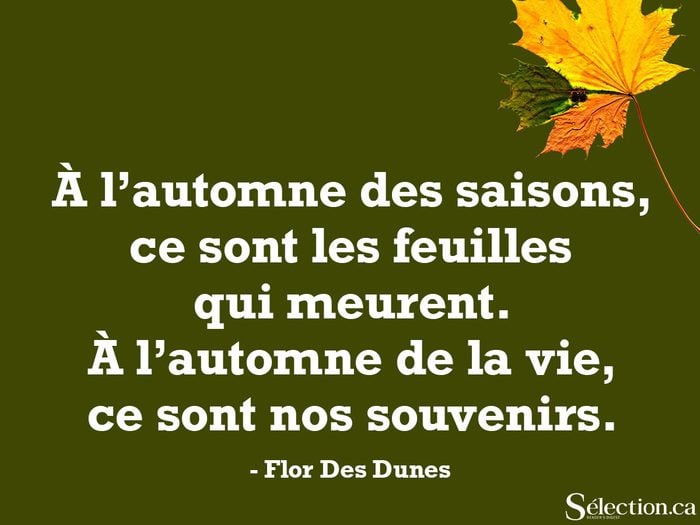 Citations automne de Flor Des Dunes.