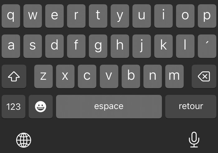 Astuces iPhone: un clavier.